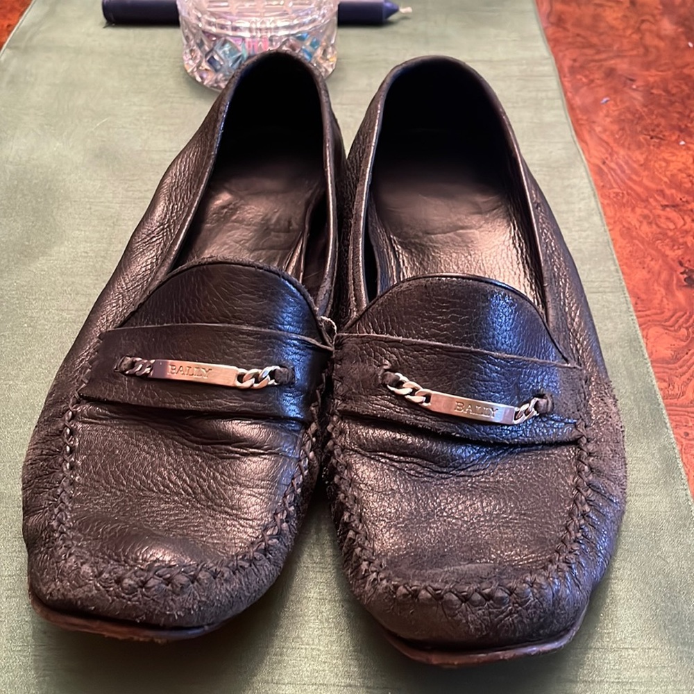 Mens Bally Deerskin Loafers